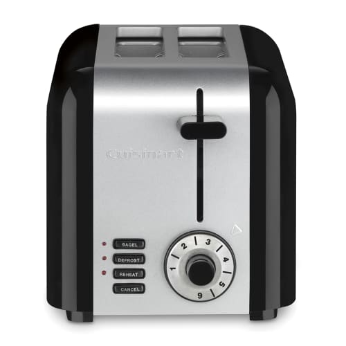 Cuisinart 2-Slice Toaster, Black Stainless Steel